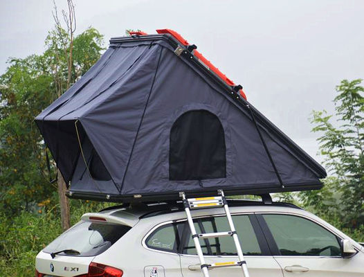 Tente supérieure campante Shell 125cm de famille du toit 4x4 dur de SUV avec l'échelle télescopique