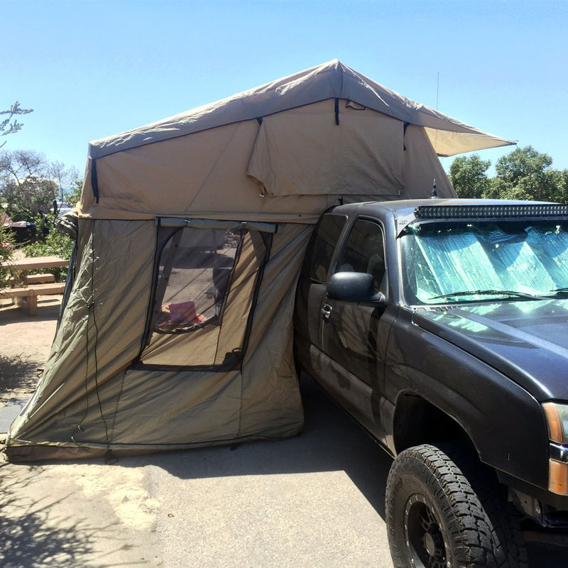L'unité centrale a enduit la tente de dessus de toit de 4x4 Off Road de l'échelle en aluminium extensible de 2M