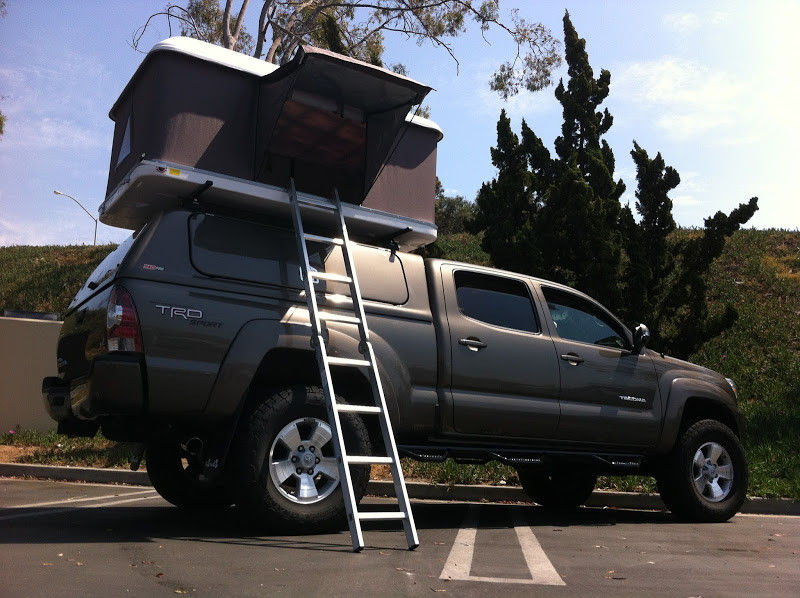 Tente automatique de toit de double grand pied, conception rationalisée par tente de Hard Top de jeep