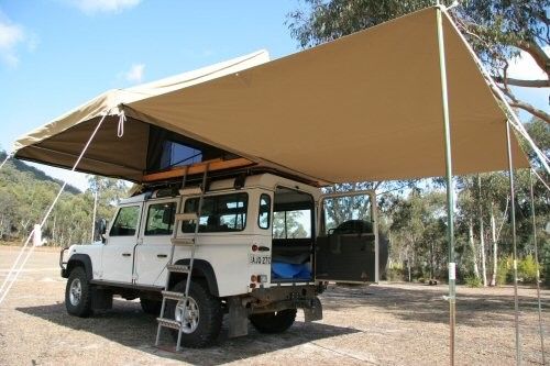 La tente de camping UV de la galerie 50+, toit de jeep a monté la conception à la mode de tente