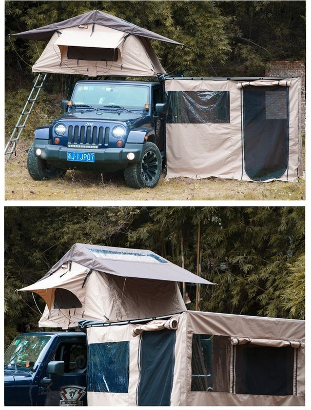 3-4 protection des tentes UV50+ de véhicule d'Off Road de personne garantie de 1 an